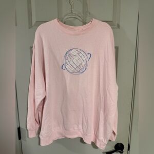 Levi’s SilverTab Pink Lightweight Crewneck Sweatshirt Size XL Long Sleeve